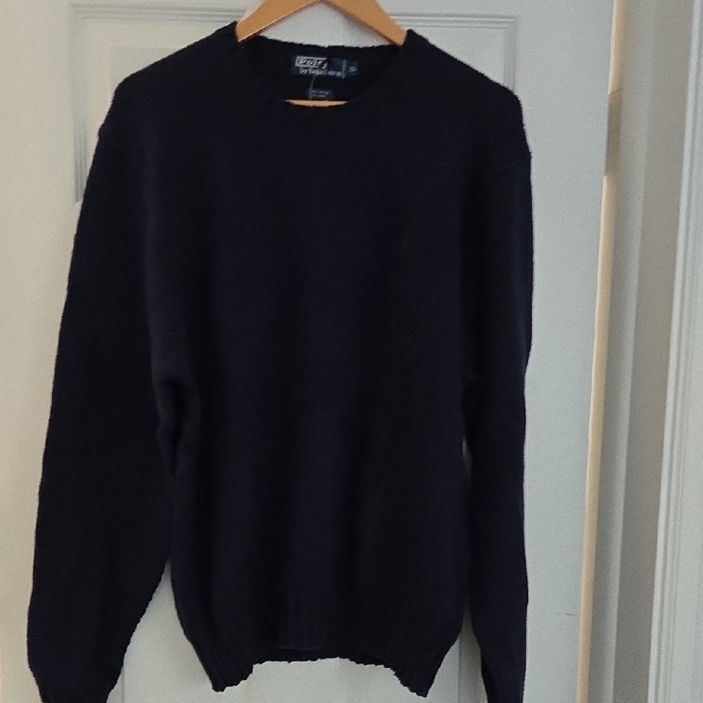 Polo by Ralph Lauren Men's Navy Crewneck Sweater